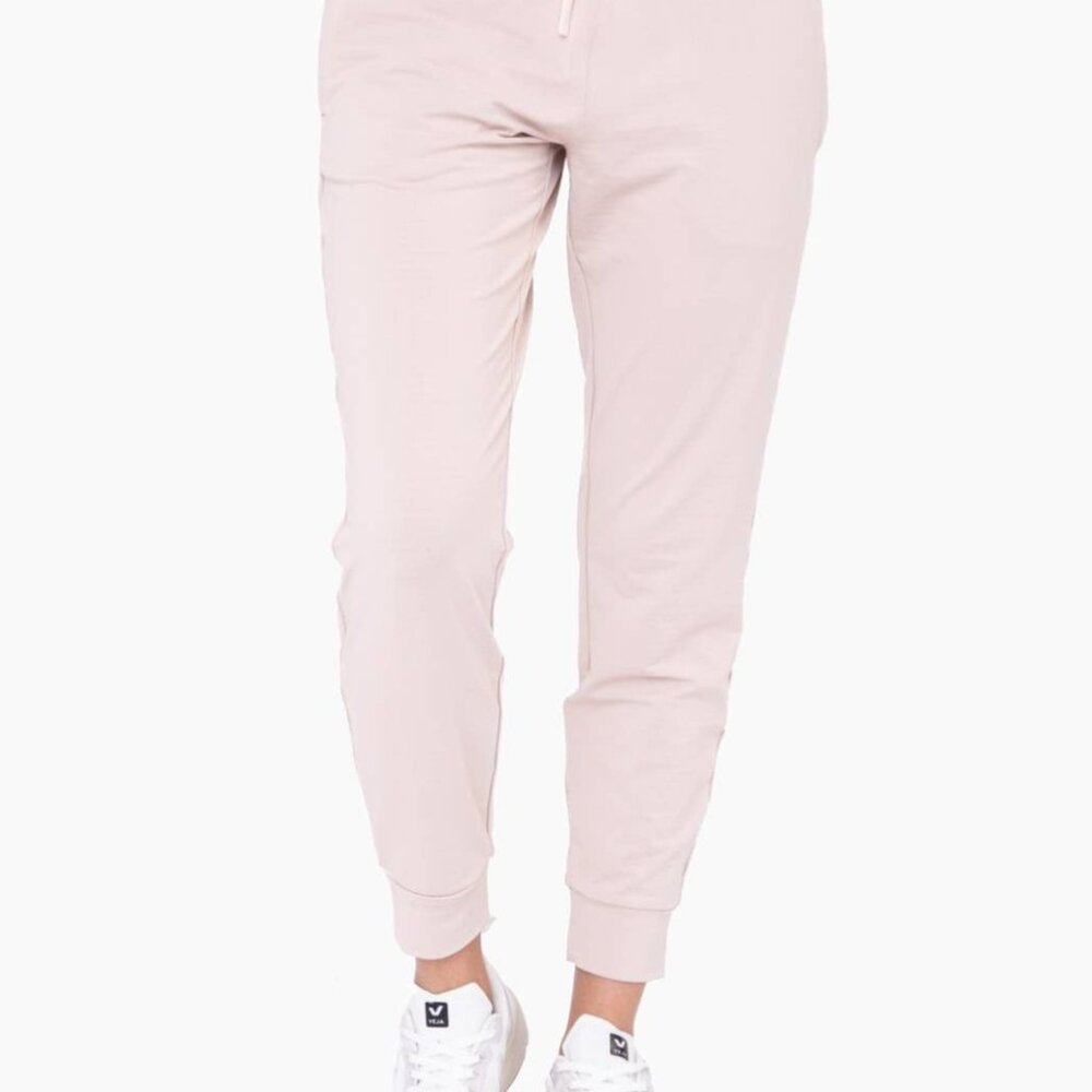 Active Drawstring Joggers with Textured Interior